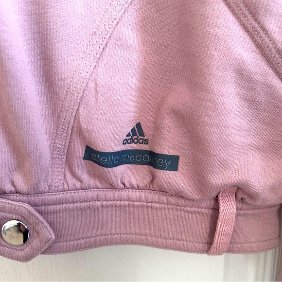 Adidas by Stella McCartney Pink Hooded Jacket Size 38 Medium - Picture 3 of 8